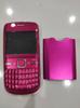 Полный комплект Задняя крышка клавиатуры Стекло Фуксия Для NOKIA C3 2010 Qwerty