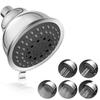 High Pressure Handheld Shower Head 5-Speed Adjustable Water-Saving Bathroom Shower Head Handheld Spray Shower Bathroom Supplies
