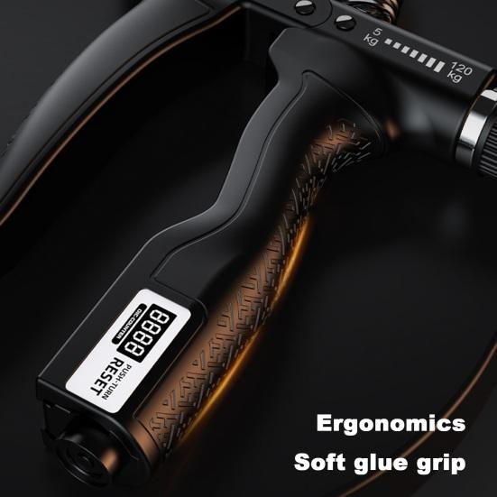 Grip Strength Trainer Hand Grip Strengthener with Adjustable Resistance 5-120KG Real-Time Data Display Forearm Strengthener