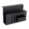 Desk Side Storage Double Layer Laptop Holder Clamp On Shelf