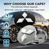 4 шт. Автомобильная эмблема Значок Колпачки ступицы колеса Колпак диска Для Mitsubishi ASX Lancer Pajero Outlander L200 EVO Lancer EX