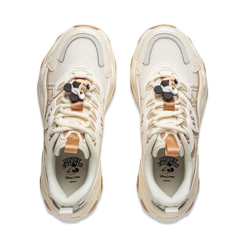 Disney x Li Ning Cat Paw Lite3 Нескользящие, Устойчивые к истиранию, Дышащие, Легкие Низкие Кроссовки на толстой подошве AGCV044-6