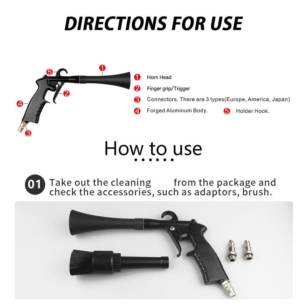 1Set Throwing Hose Tornado Car Cleaning Tool Efficient Tools Cleaning Accessories Multiple Car Y3N6