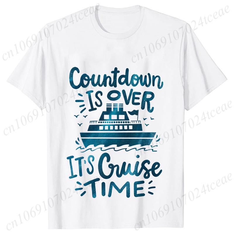 Countdown Is Over It's Cruise Time T-shirts, Cruise Vacation Tshirts, Cruise Ship Tee Shirt,Family Matching Travel Outfits Gift