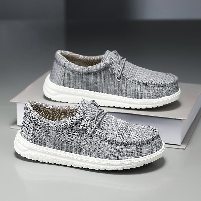 Simple Cloth Shoes, One Pedal, Lazy Shoes, Parent-child Low-top Height-increasing Shoes, Casual Daily Foot Cover, Flat Heel and Non-slip Classmates