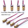 Hot Sale Red Sight 5 Million Watt Adjustable Lasers 650nm 6mm 3V Dot Diode Module Laser Diodes