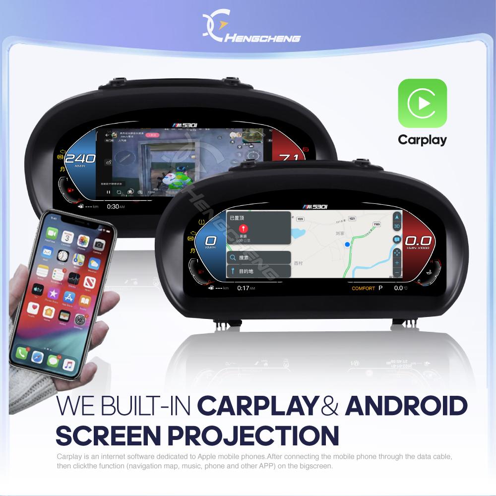 Для BMW 1 серии E87 2006-2011 Автомобильная цифровая приборная панель с ЖК-дисплеем Carplay Кокпит Виртуальный прибор