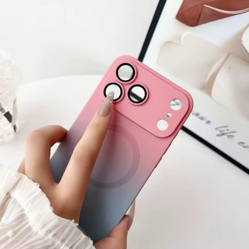 Силиконовый Мягкий Чехол для Телефона Тонкий Защитный Для Apple iPhone 18 17 Air 16 Pro Max 15 14 Plus 13 12 11 для Магнитного Градиентного Чехла