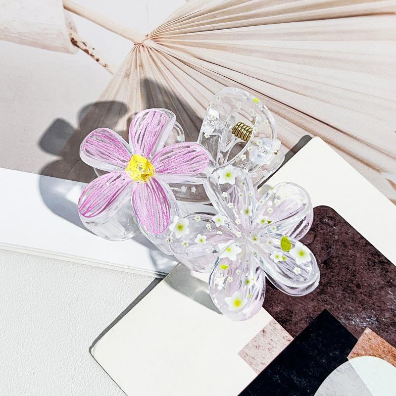 Милые и свежие заколки-крабики для волос в стиле граффити, заколки-акулы для пучка на затылке, аксессуары для волос