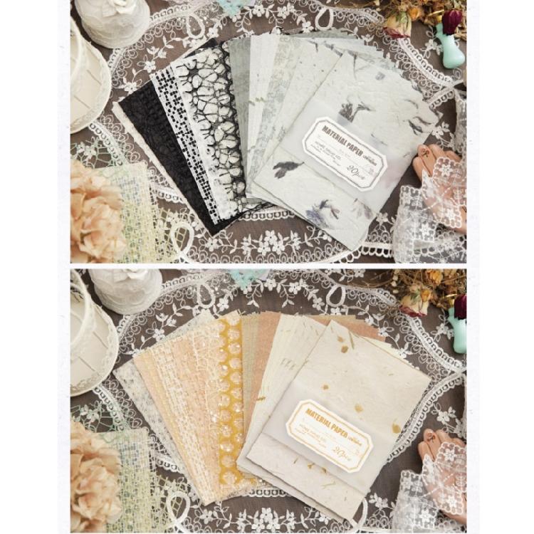 20 листов Эстетичная декоративная бумага для скрапбукинга, украшения для журнала, фотоальбома, фоторамок