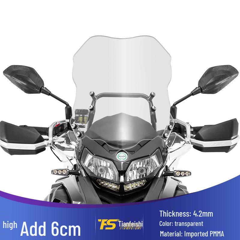 Аксессуар: Повышенное ветровое стекло для Benelli Jinpeng TRK502/502X