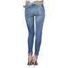 Женские джинсовые классические универсальные модные брюки с высокой талией