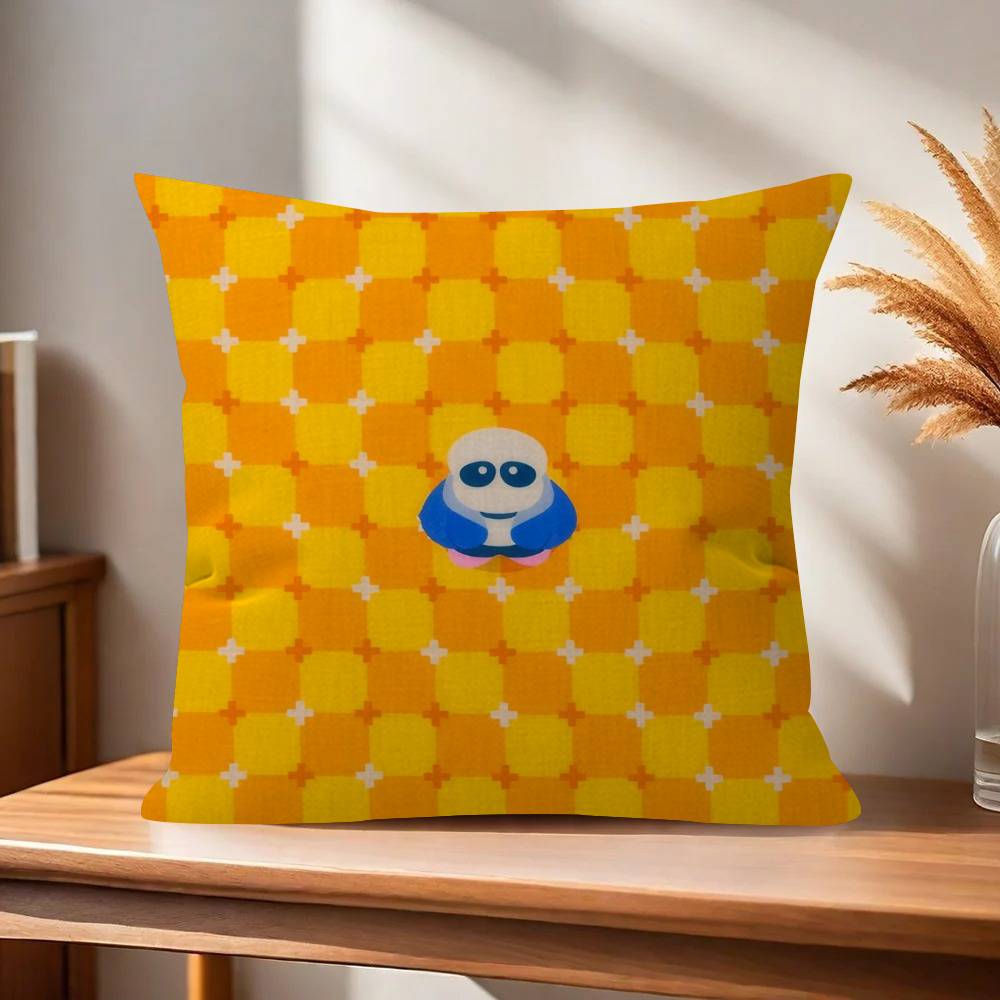 Милая H-Undertale Sans-W Офисная Подушка Наволочка Автомобильная Подушка Чехол 45X45СМ Подушка для Поясницы Подушка для Дивана