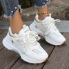 Women Sneakers Fashion New Colorful Lace Up Tennis Sneakers Women Leisure Versatile Platform Shoes for Women