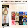 MWE USA Warehouse 80 Inch P1.86 GOB Foldable Portable Wireless LED Poster Digital Signage with CMS for Exhibition Event Rent