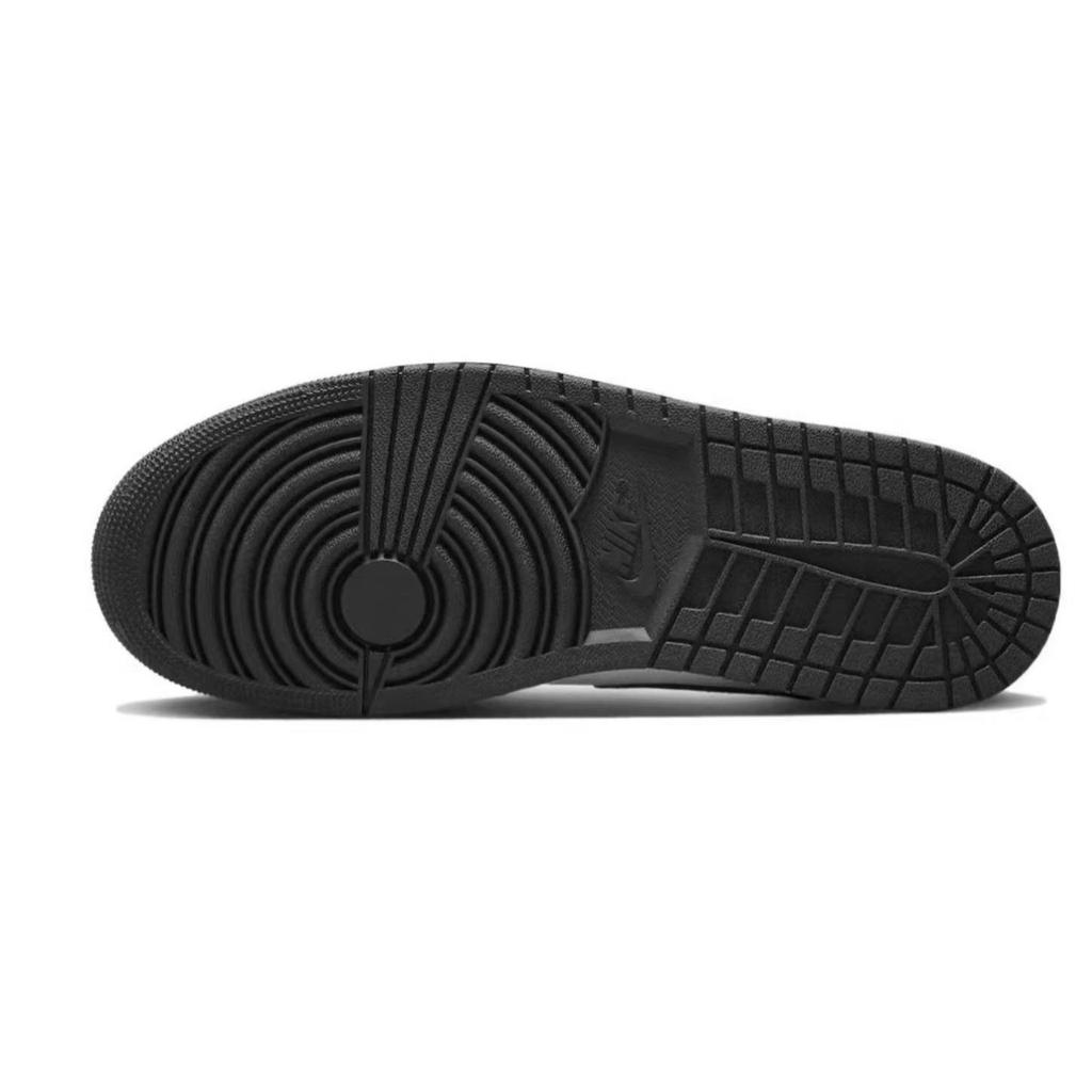 Jordan Air Jordan 1 Низкие кроссовки с противоскользящим покрытием Винтажные баскетбольные кроссовки Мужские Черный Коричневый 553558-132(Команда-)