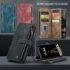 Apple 16 Pro Max Leather Wallet Case with Multi-Card Slots, Hand Strap, and Stand Function.
