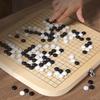 Портативная деревянная игра го стратегическая настольная игра для семейного отдыха Gobang Gomoku складной настольный набор дорожная игра