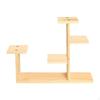 Wooden Plant Stand Desktop Tiered Flower Shelf Storage Holder Creative Display Rack Pot