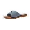 Sandals Women Wear Korean Version of Summer Flip Flops Flat Bottom Cross Women's Slippers Fashion Women's Shoes