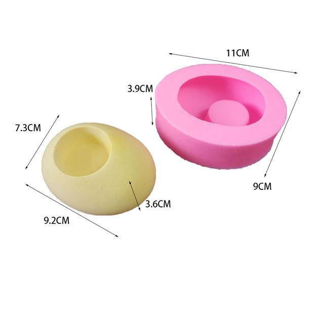 Силиконовая форма в форме 3D брусчатки для ароматерапевтических подсвечников, форма для DIY, домашний цветочный горшок из бетона, цемента, Декор для офисного стола