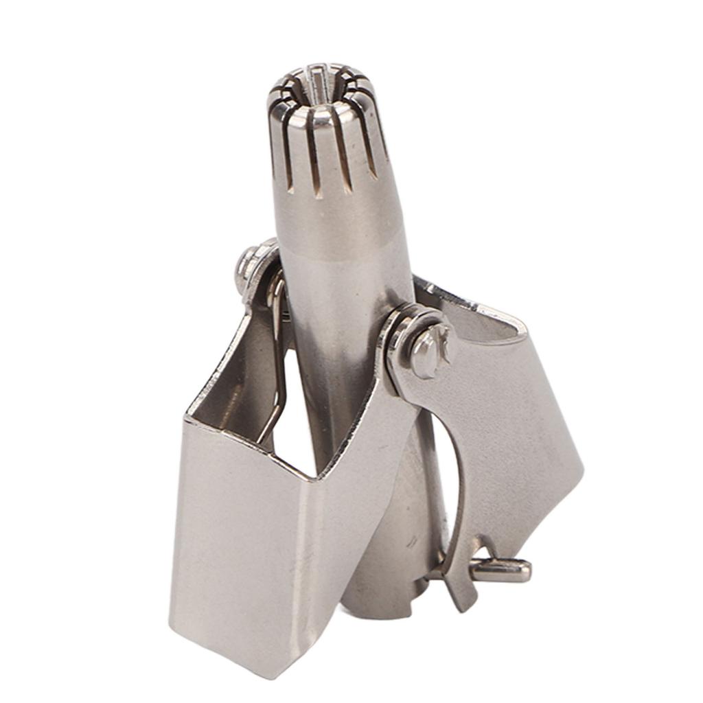 Ручной триммер для волос в носу с вращением на 360 градусов из нержавеющей стали с круглой головкой R