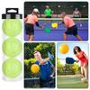 Silent Pickleball Balls 3X Silent Pickleballs for Practice 74mm Quite Warm Up Pickleball Drills Soft Hollow Pickle Ball for home
