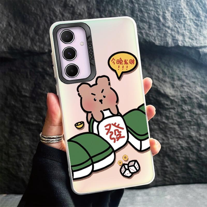 Чехол для телефона Samsung S24 Ultra S23 Plus S22 S21 S20 FE A55 A54 A53 A35 A34 A32 A25 A24 A15 A14 A13 5G противоударный бампер градиентный чехол Aurora