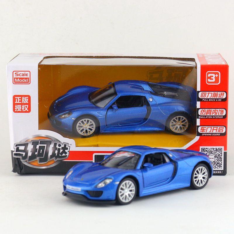 Масштаб 1/36, литая модель автомобиля 918, игрушечный автомобиль из цинкового сплава для детей, игрушечный автомобиль с откатным механизмом для малышей, подарок для мальчиков и девочек