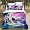 Милые мультяшные комплекты постельного белья Snoopy изысканный набор постельных принадлежностей пододеяльник набор одеяло комплект постельного белья роскошный подарок на день рождения