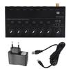 Sound Mixer Ultra Compact Metal Low Noise 6 Channel Stereo Line Mixer for Studio Stage Small Clubs Bar