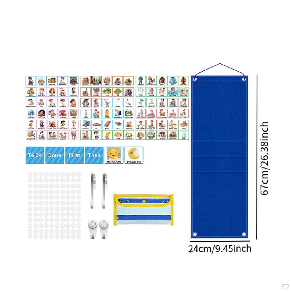 Visual Schedule Calendar Chart for Kids Children Routine Chores Teaching Props Behavior