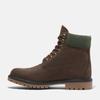 Водонепроницаемые ботинки Timberland Heritage 6-Inch на шнуровке (Мужской / Темно-коричневый нубук / 27.0 см)