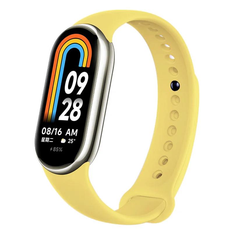 Silicone Strap For Mi Band 8 9 Xiaomi 8 NFC Bracelet Sport Belt Replacement Smartwatch Bracelet Watchband Xiaomi Mi Band 8 Strap