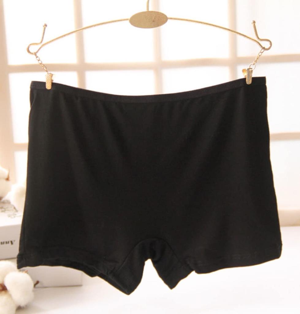 Super Smooth Thin Black Inner Pants of Sizes [SRrabbit] Stretchy! Pants, Half-Length Leggings, Women's (Set 3, M-L)