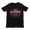 Мужская футболка The Offspring с логотипом-черепом Рок-н-ролл Музыка Классическая Новая Черная винтажная Стирка Графика Дышащая дизайнерская одежда