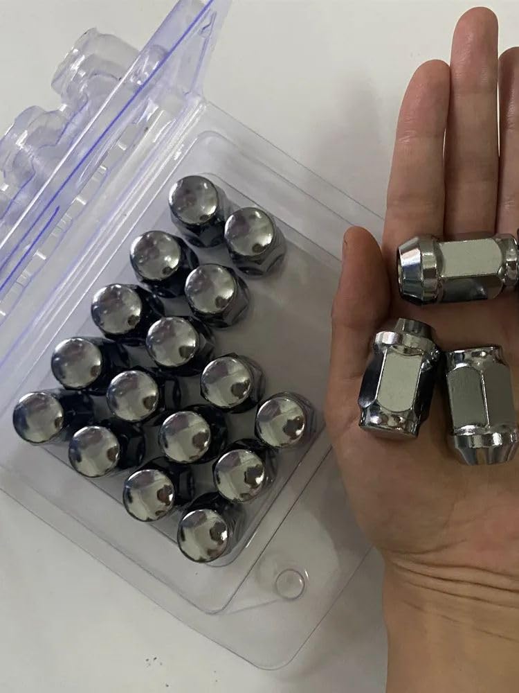 1/2-20 Lug Nuts for Jeep Wrangler 1987-2018 Wrangler JK 2002-2012 Liberty 1993-2010 Grand Cherokee 1996-2014 Ford Mustang Nut