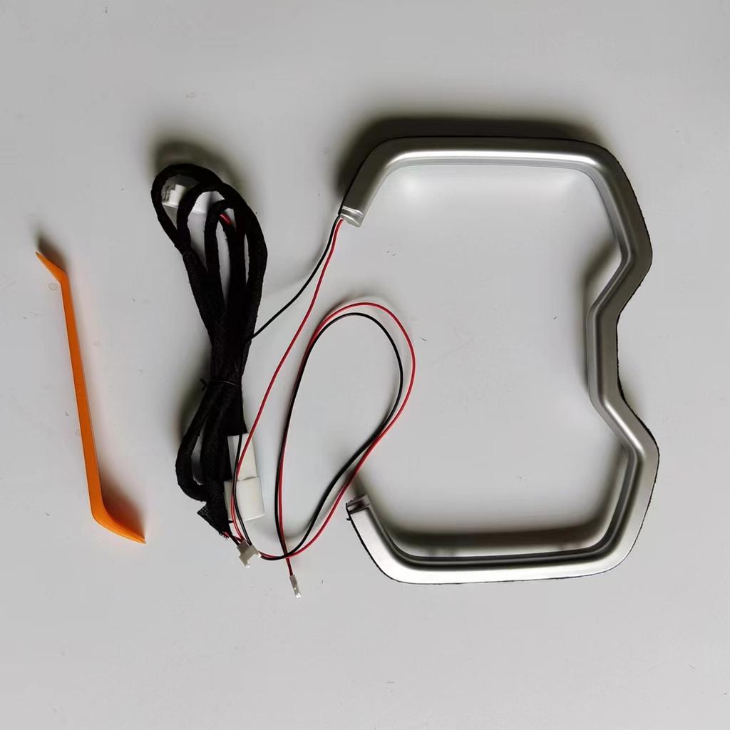LED Cup Holder Atmosphere Light For Toyota RAV4 XA50 -2024 Interior Decorative Lamp Blue light