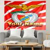 Personalized Name B-Benfica Tapestry, Wall Hanging Tapestry, Pattern Tapestry for Dorm Bedroom Living Room Wall Art Photography Backdrop