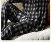 Xuan Liang Men's Pure Cotton Plaid Sleepwear Set