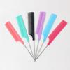3Pcs Rat Tail Combs Bright Color Heat-Resistant Lightweight Anti-static Hairdressing Rat Tail Combs Salon Supplies