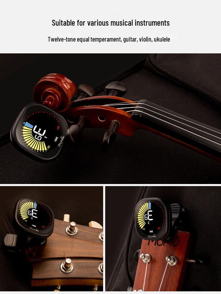 Little Angel High-Precision Rechargeable Tuner for Guitar, Ukulele, and Violin