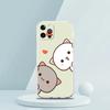 Чехол-сумка для телефона с котиками Персик и Гома для iPhone 16 15 14 13 12 Pro Max Прозрачный чехол для iPhone 11 Pro Max 7 8 Plus XS XR