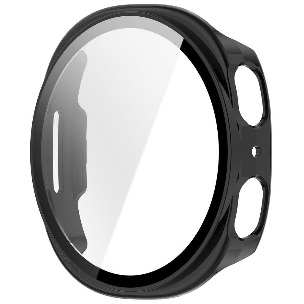 Защитный чехол 2 в 1 для ПК для Samsung Galaxy Watch8 44 мм 40 мм, чехол-накладка со стеклянной защитной пленкой для экрана, жесткий бампер-рамка + пленка