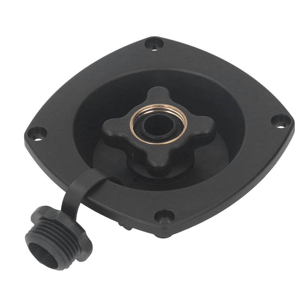 Rv Wall Mount Water Inlet Pressure Regulated City Water Entry with Quick Connector for Trailer Camper Boat Black