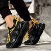 2025 новая корейская версия мужской обуви модный тренд мужская повседневная обувь летающая тканая дышащая обувь с лезвиями спортивная обувь для мужчин