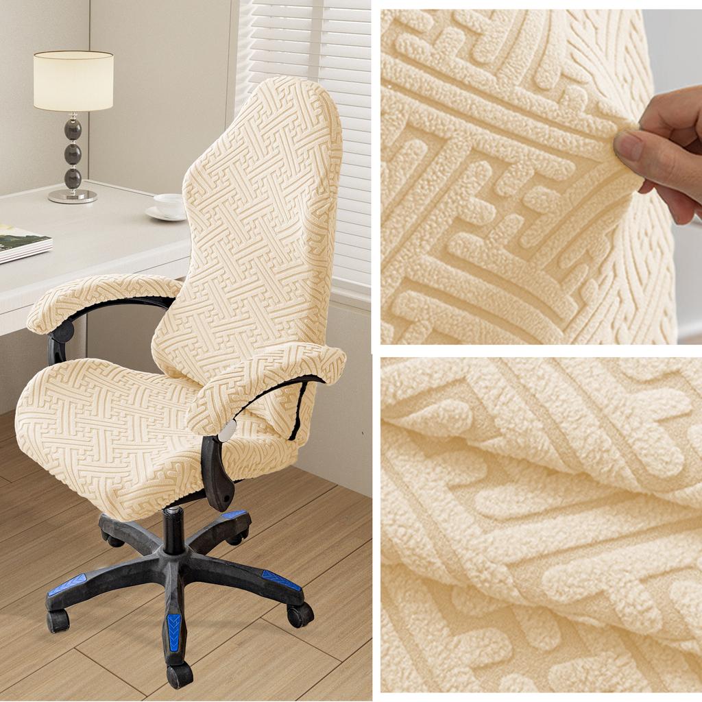 Thick Jacquard Gaming Chair Cover Universal Elastic Office Computer Chair Cover Racing Game Chair Cover with Armrest Cover