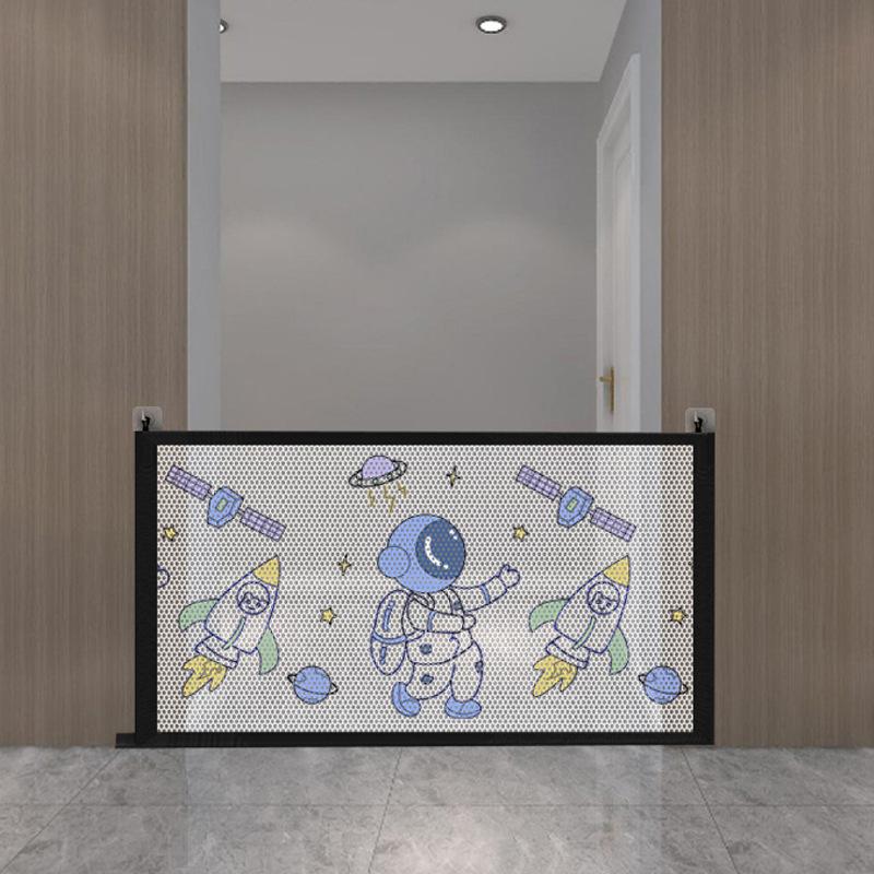 Retractable Baby Isolation Guard Gate Fence Child Fence Gate Pet Fence Pet Fence Isolation Net Home Use