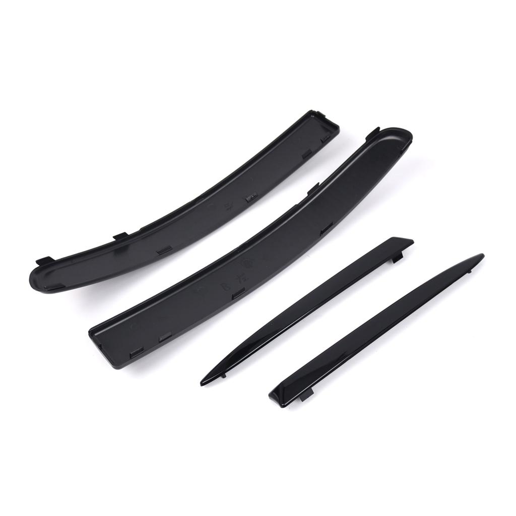 Нижняя накладка на бампер, комплект хромированных накладок на передний нижний бампер для Fiat 500 07-15 735455057, сменные аксессуары