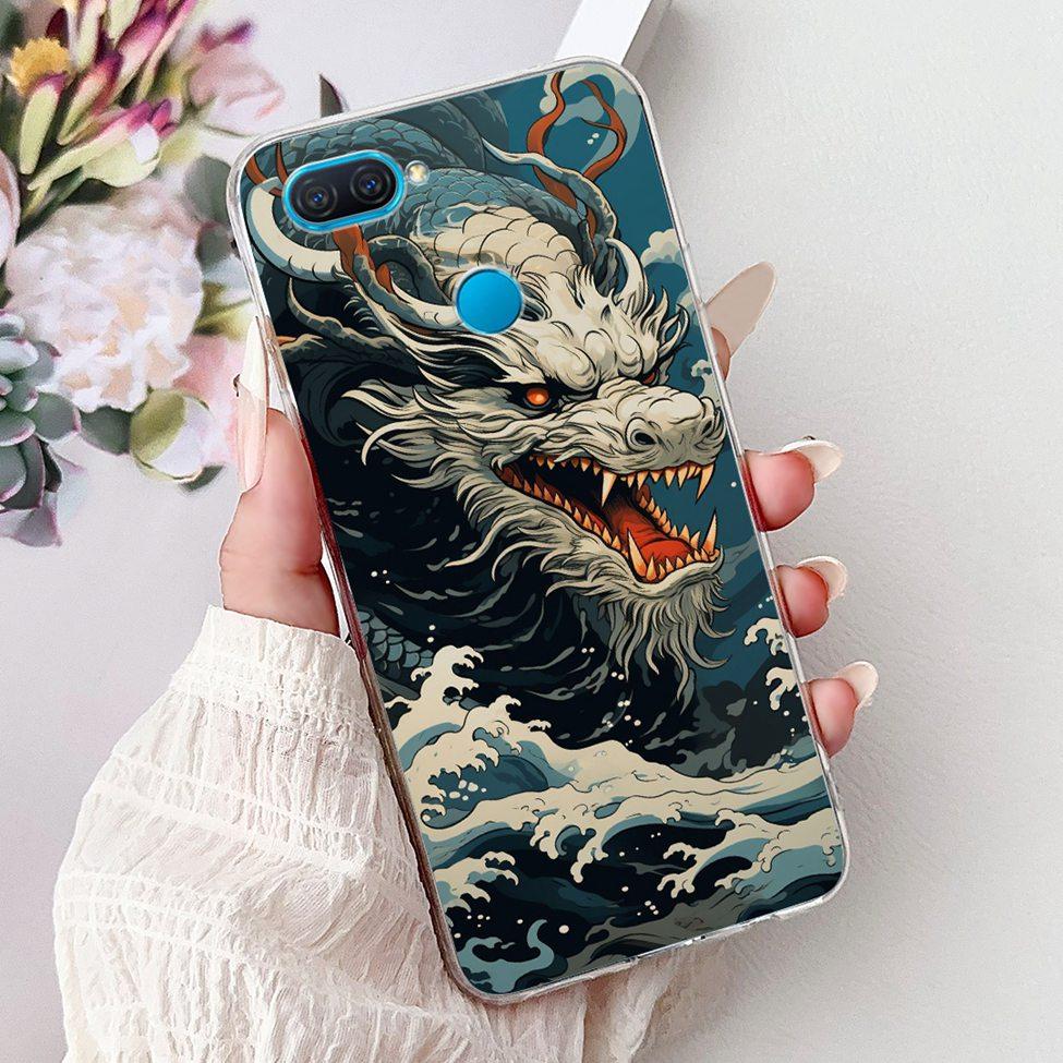 Clear For Oppo A12 CPH2077 CPH2083 Cover For Oppo A12 Case Luxury Butterfly Love Fashion Flowers Cool Lion Cute Painted